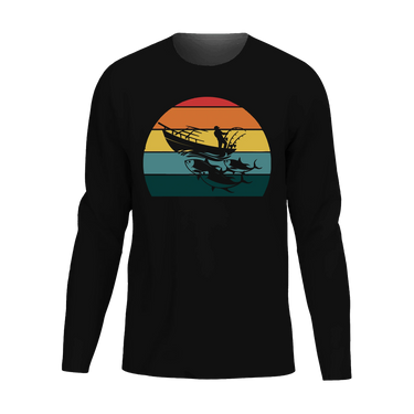 Fishing Boat Men Long Sleeve Shirt